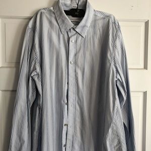 Men’s Calvin Klein Classic Pin Stripe Dress Shirt